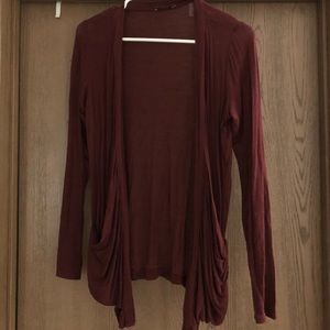 Maroon Cardigan